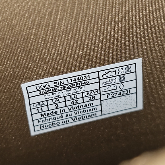 UGG Women's Classic Dipper Suede Platform Boots Chestnut Size 11 - Picture 6 of 7